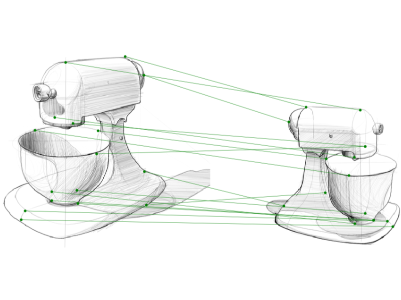 SketchDesc: Learning Local Sketch Descriptors for Multi-view Correspondence
